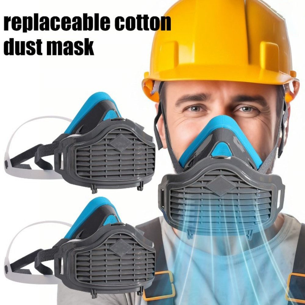Respirator Half Face - قناع وجه نصفي من السيليكون مقاوم