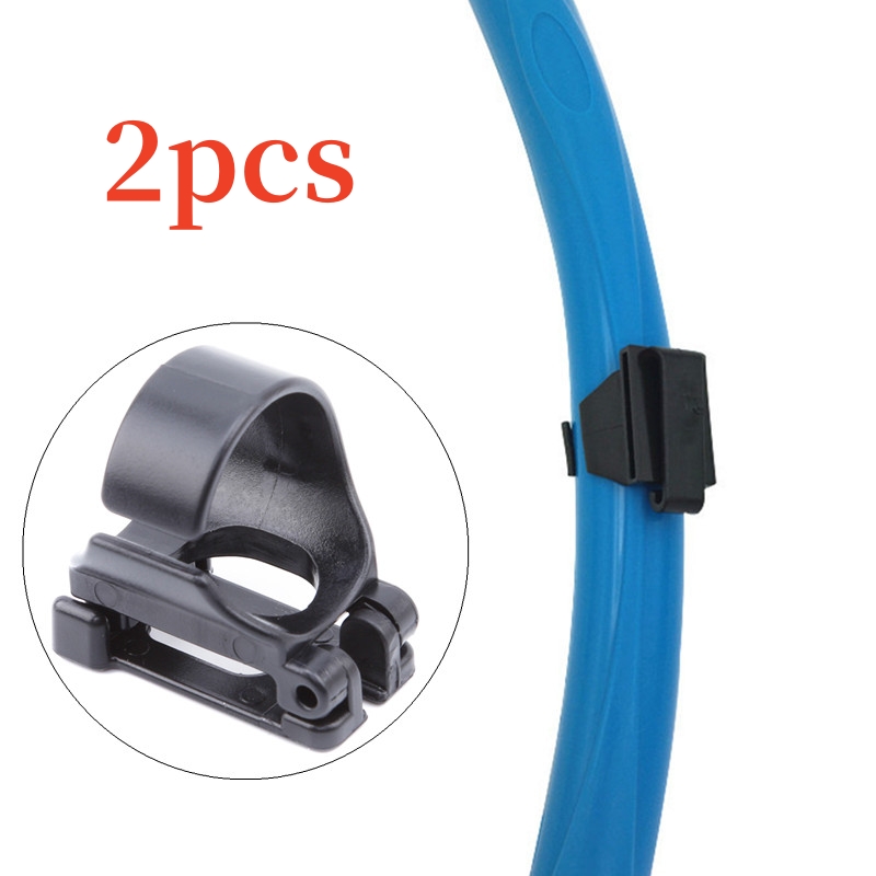 Silicone Mask Bracket - قطعتان/مجموعة مشبك بلاستيكي لحفظ قناع الغوص،