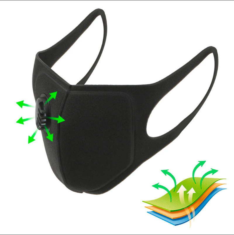 Pm2.5 Filter Insert - كمامة فم للجنسين 1/5 قطع مع