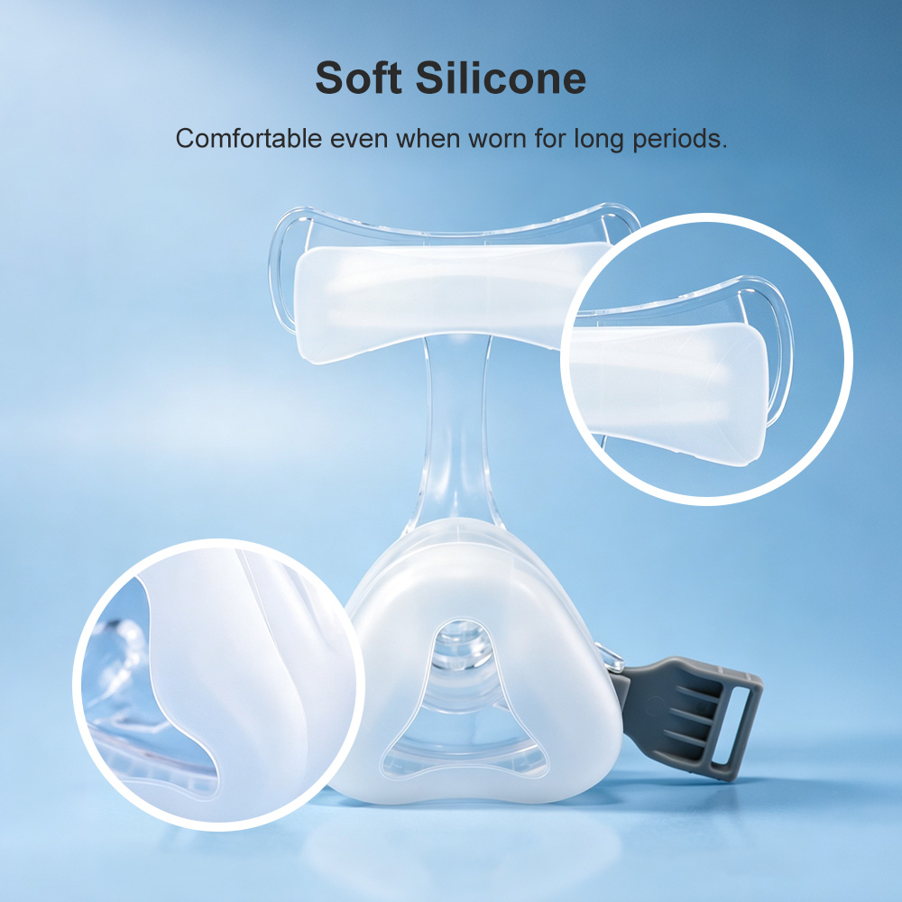 قناع أنف CPAP مريح مصنوع من ال - مراجعة Silicone Mask Bracket وسعره